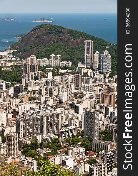 Aerial View of Residential Buildings in Rio de Janeiro, Brazil