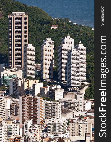 Aerial View of Residential Buildings in Rio de Janeiro, Brazil