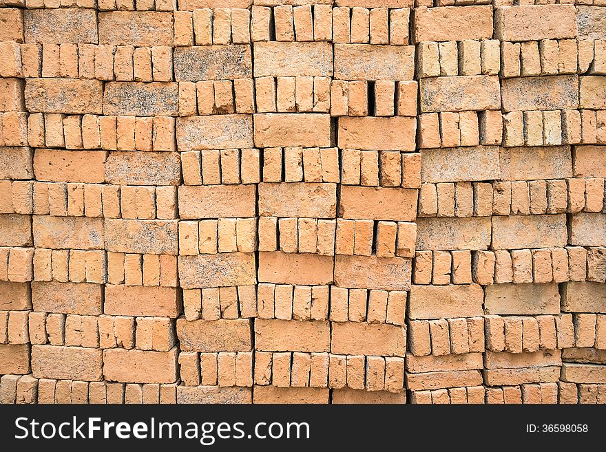 Construction background made of stone bricks. Construction background made of stone bricks.