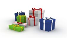 Gift Boxes Royalty Free Stock Images