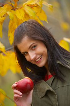 Autumn Woman Royalty Free Stock Image Autumn Woman Royalty Free Stock Image