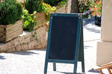 Blank Board Royalty Free Stock Photography Blank Board Royalty Free Stock Photography