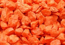 Orange Stones Stock Photo
