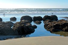 Beach And Rocks Stock Image Beach And Rocks Stock Image