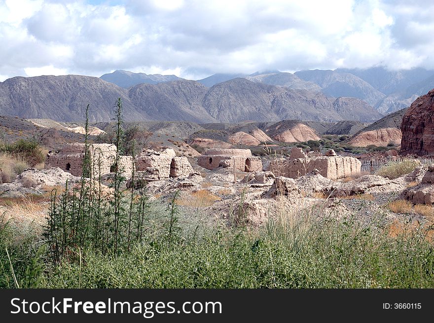 Devil town(special  geography physiognomy ).Xingjiang,China.