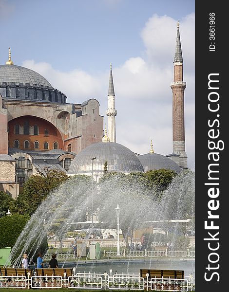 St. Sophia Mosque at Istanbul. Turkey