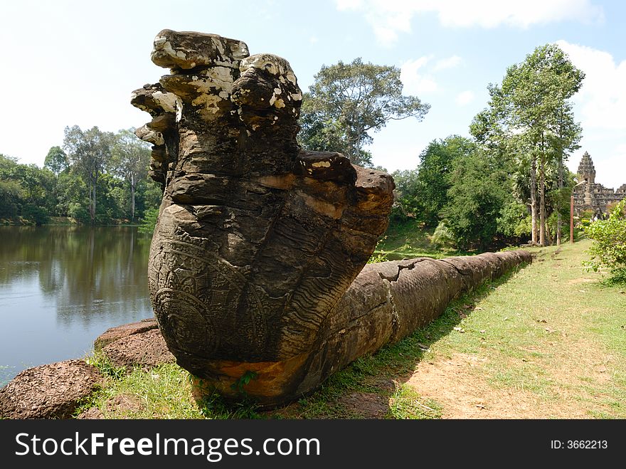 Naga  Angkor, Cambodia