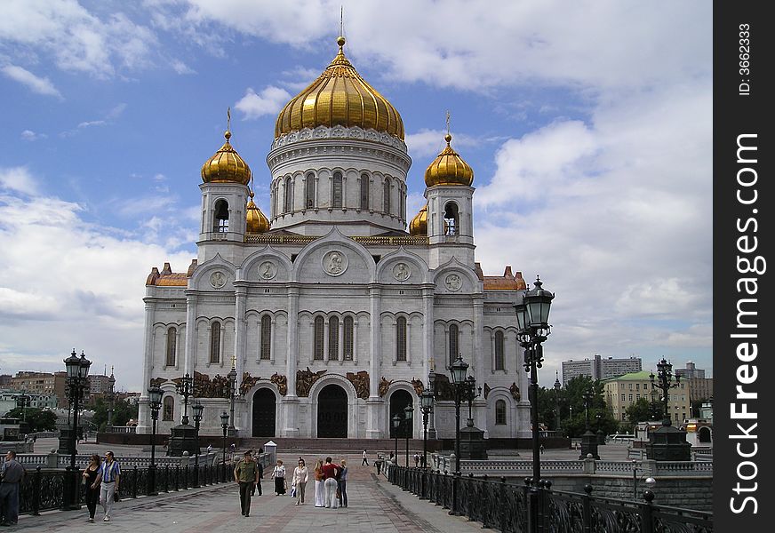 Moscow cathedral of Christ the Saviour