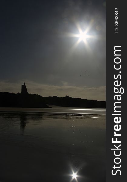 Ballybunion kerry ireland seen from the beach. Ballybunion kerry ireland seen from the beach