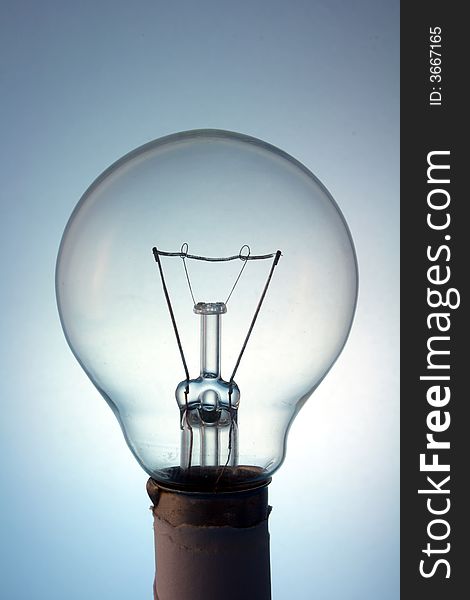 Light bulb, lamp, isolated, solution