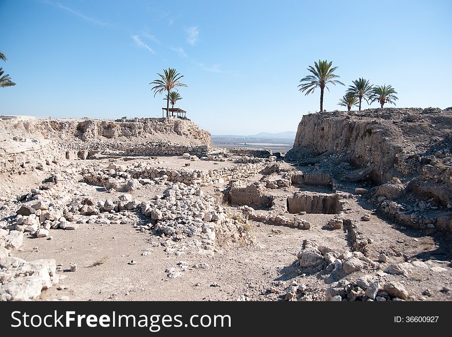 Archaeological excavations in ancient history national park in Israel. Archaeological excavations in ancient history national park in Israel