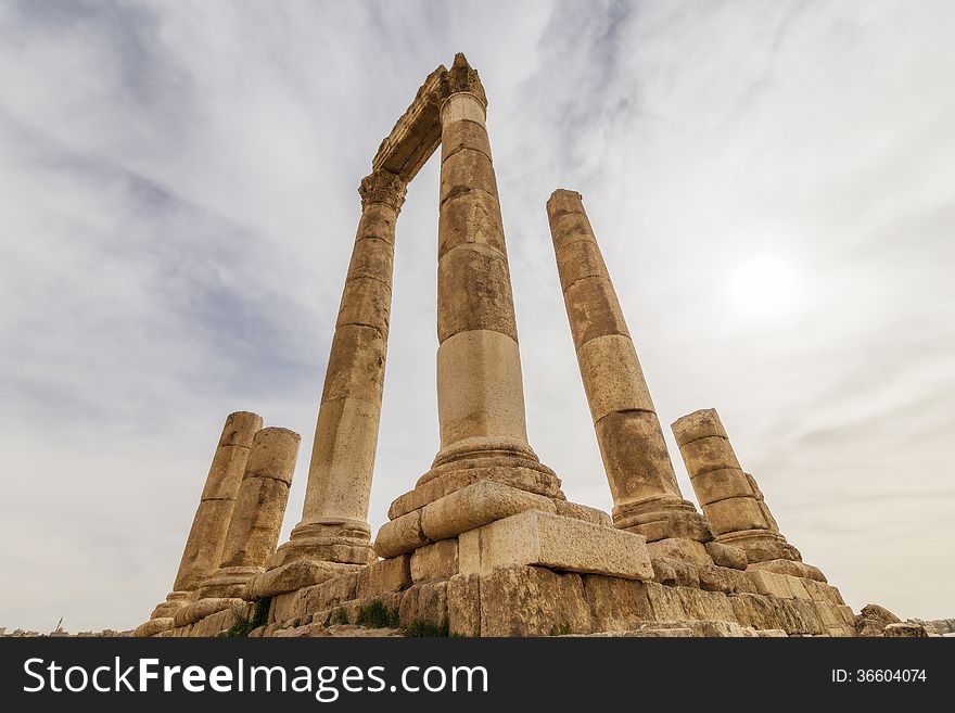 Temple of Hercules in Amman, Jordan