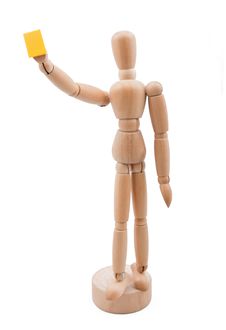 Wooden Referee Royalty Free Stock Image Wooden Referee Royalty Free Stock Image