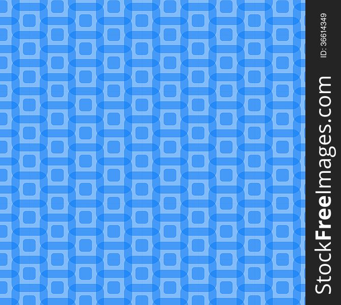 Abstract Blue Rounded Squares Pattern, vector