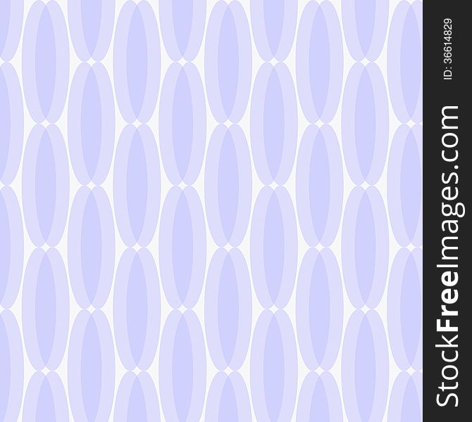 Abstract Placid Blue Ovals Pattern, vector