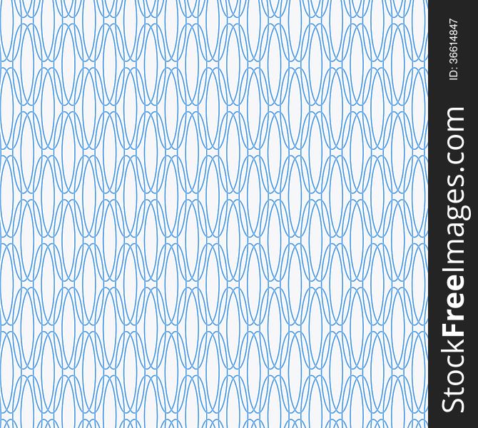 Abstract Blue Ovals Pattern, Vector