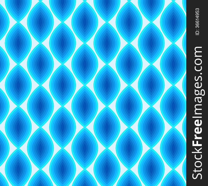 Glowing Abstract Pattern in Shades of Blue, vector