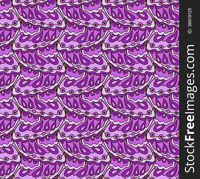 Violet Vector Seamless Pattern