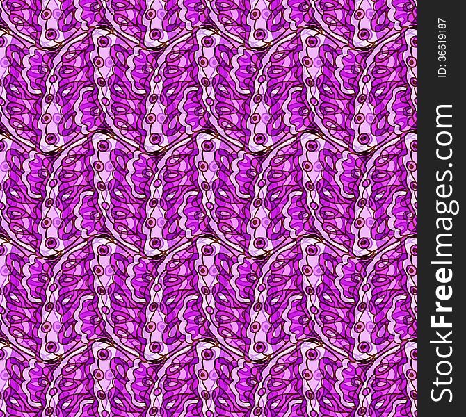 Pink Vector Seamless Pattern