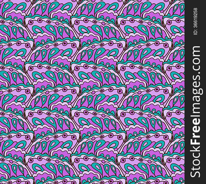 Violet Vector Seamless Pattern