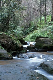 Blue Mountains Waterfall Royalty Free Stock Photography Blue Mountains Waterfall Royalty Free Stock Photography
