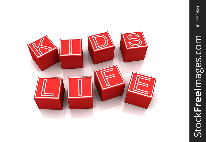 Abstract Kids Life Sign