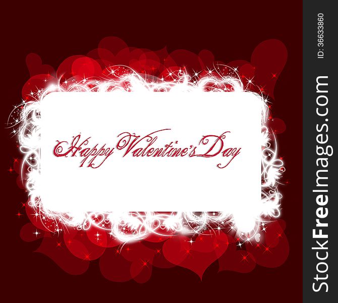 Valentine S Day Red Greeting Card