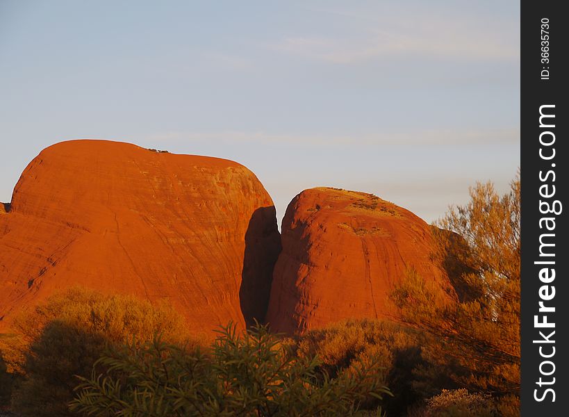 The Olgas In The Red Centre