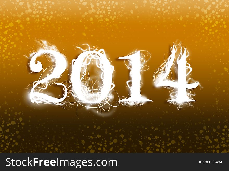 2014 wallpaper in a yellow background. 2014 wallpaper in a yellow background.
