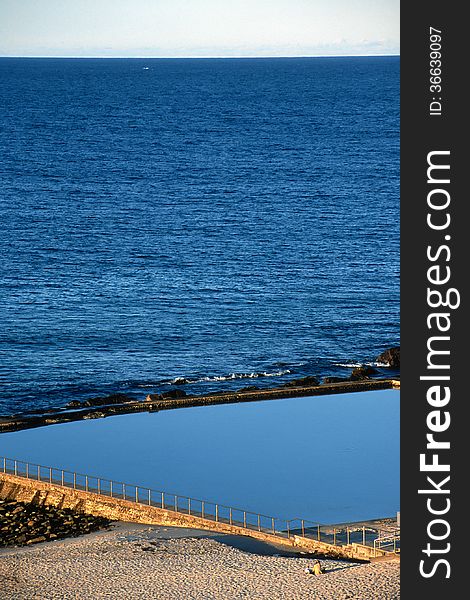 An ocean pool at Forster in NSW