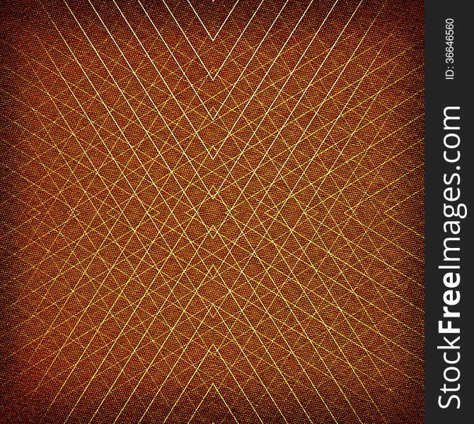 Brown grunge stripe fabric texture background. Brown grunge stripe fabric texture background