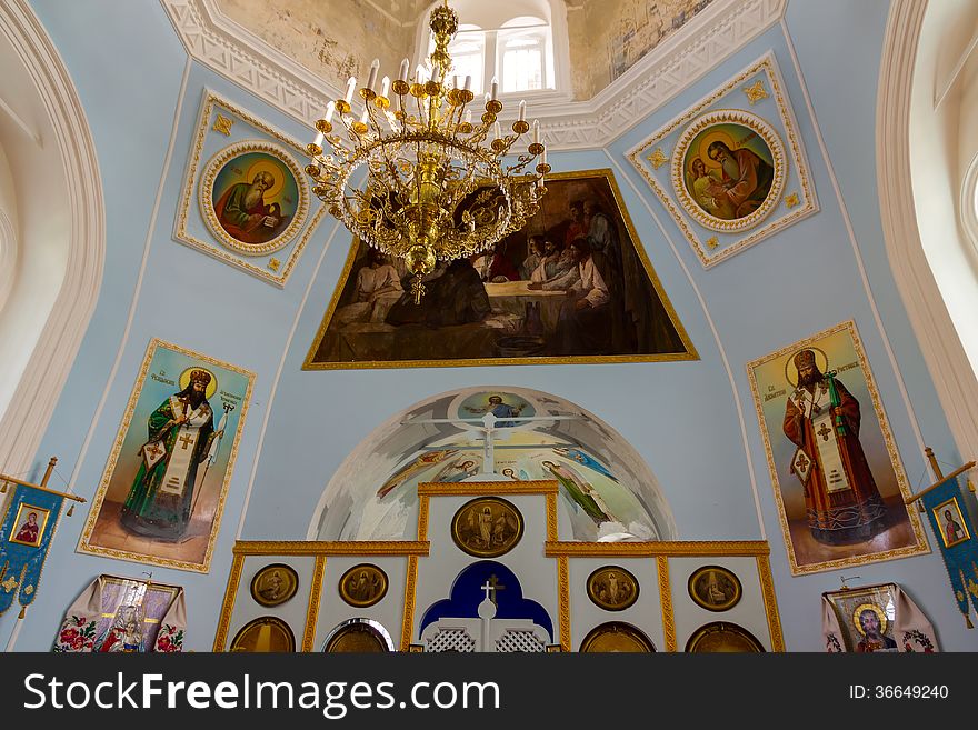 The Mgar Spaso-Preobrezhanskiy (Savior-Transfiguration) Monastery. Ukraine. The Mgar Spaso-Preobrezhanskiy (Savior-Transfiguration) Monastery. Ukraine.