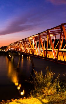 Bridge At Dawn Stock Photo Bridge At Dawn Stock Photo