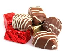 Assorted Fine Chocolates Royalty Free Stock Photo Assorted Fine Chocolates Royalty Free Stock Photo