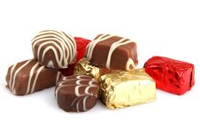 Assorted Fine Chocolates Royalty Free Stock Images Assorted Fine Chocolates Royalty Free Stock Images