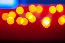 Abstract Background Of Blurred Lights With Bokeh Effect Stock Photography Abstract Background Of Blurred Lights With Bokeh Effect Stock Photography