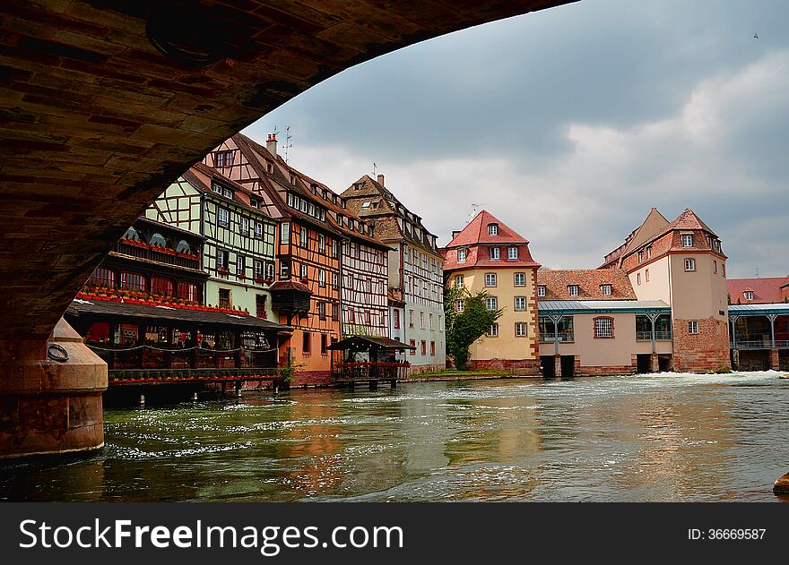 Photo taken during a visit to Strasbourg. The historical centre is full of old wood houses (though very well preserved) and colour. A must visit. Photo taken during a visit to Strasbourg. The historical centre is full of old wood houses (though very well preserved) and colour. A must visit.