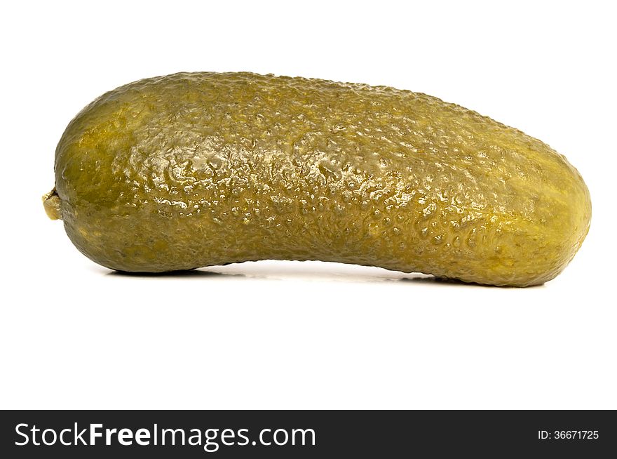 Cucumbers isolated on white background, pickles, Cucumbers