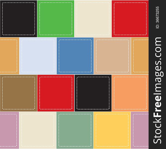 Colorful Square Boxes Background