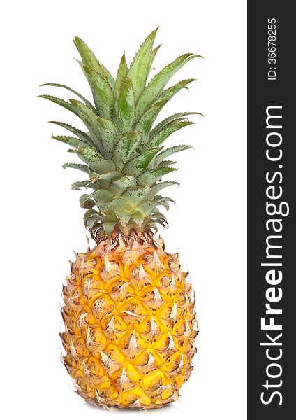 ananas on white background. Sweet fruit