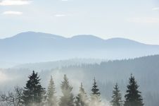 Morning In The Carpathian Mountains Stock Photography Morning In The Carpathian Mountains Stock Photography