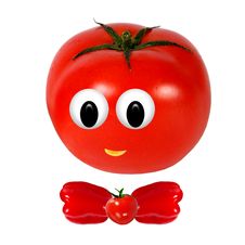 Healthy Eating. Funny Face Made Of Vegetables And Fruits With Op Stock Images Healthy Eating. Funny Face Made Of Vegetables And Fruits With Op Stock Images