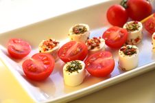 Cream Cheese With Tomato Royalty Free Stock Image Cream Cheese With Tomato Royalty Free Stock Image