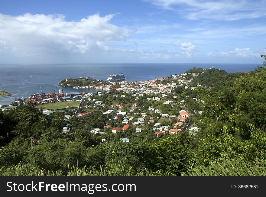 Grenada is the spice plantations nutmeg, cinnamon, cloves, ginger, vanilla and cocoa. Grenada - island waterfalls. Grenada is the spice plantations nutmeg, cinnamon, cloves, ginger, vanilla and cocoa. Grenada - island waterfalls.