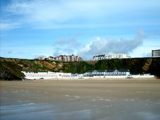 The Beach From Newquay Royalty Free Stock Photos The Beach From Newquay Royalty Free Stock Photos