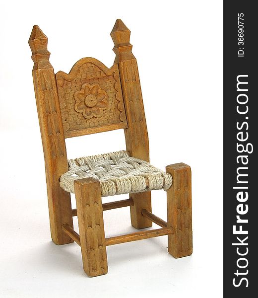 Miniature Chair Isolated