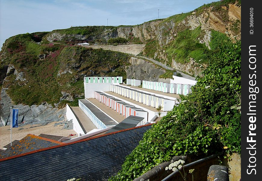 The beach from Newquay