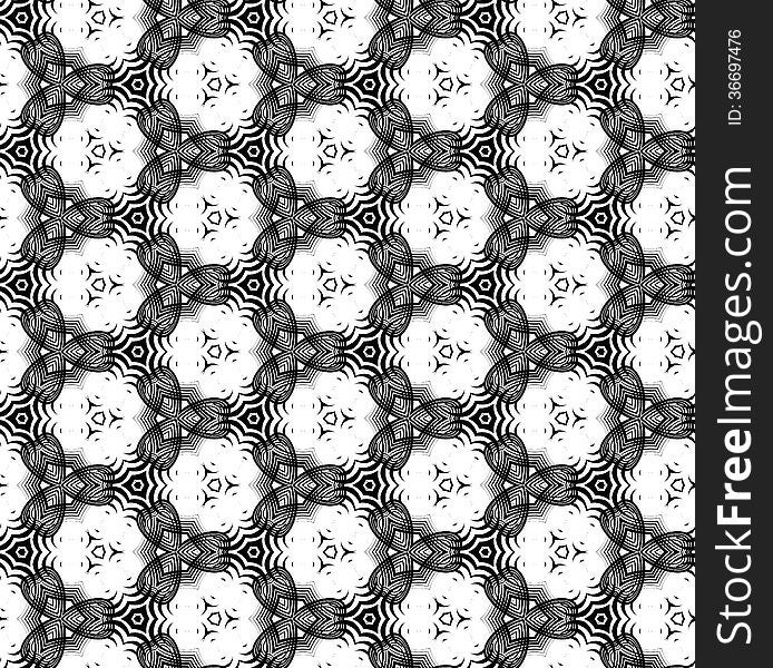 Illustration of geometric seamless pattern without gradient. Illustration of geometric seamless pattern without gradient
