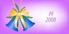 Greeting Card On Purple Royalty Free Stock Images