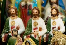 Three Jesus Statues Royalty Free Stock Photo